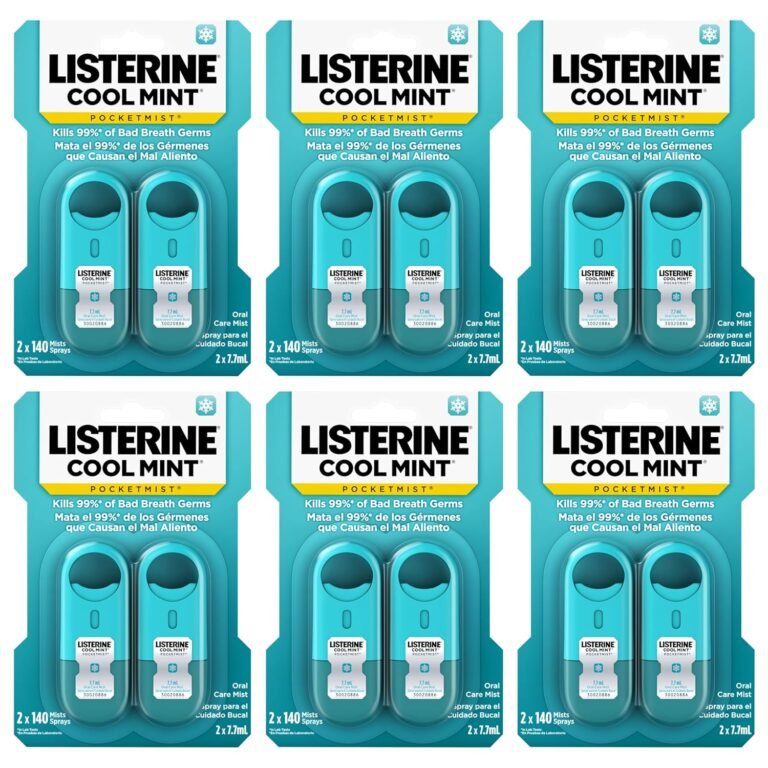 Listerine Pocketmist Cool Mint Breath Spray 8 91Fnu7Z1eJL. SL1500 Best Beauty & Personal Care Product Reviews – Honest & Expert Insights