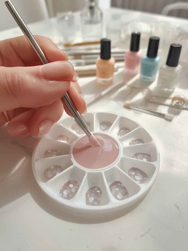 Polka Dot Nails - Illustration 2