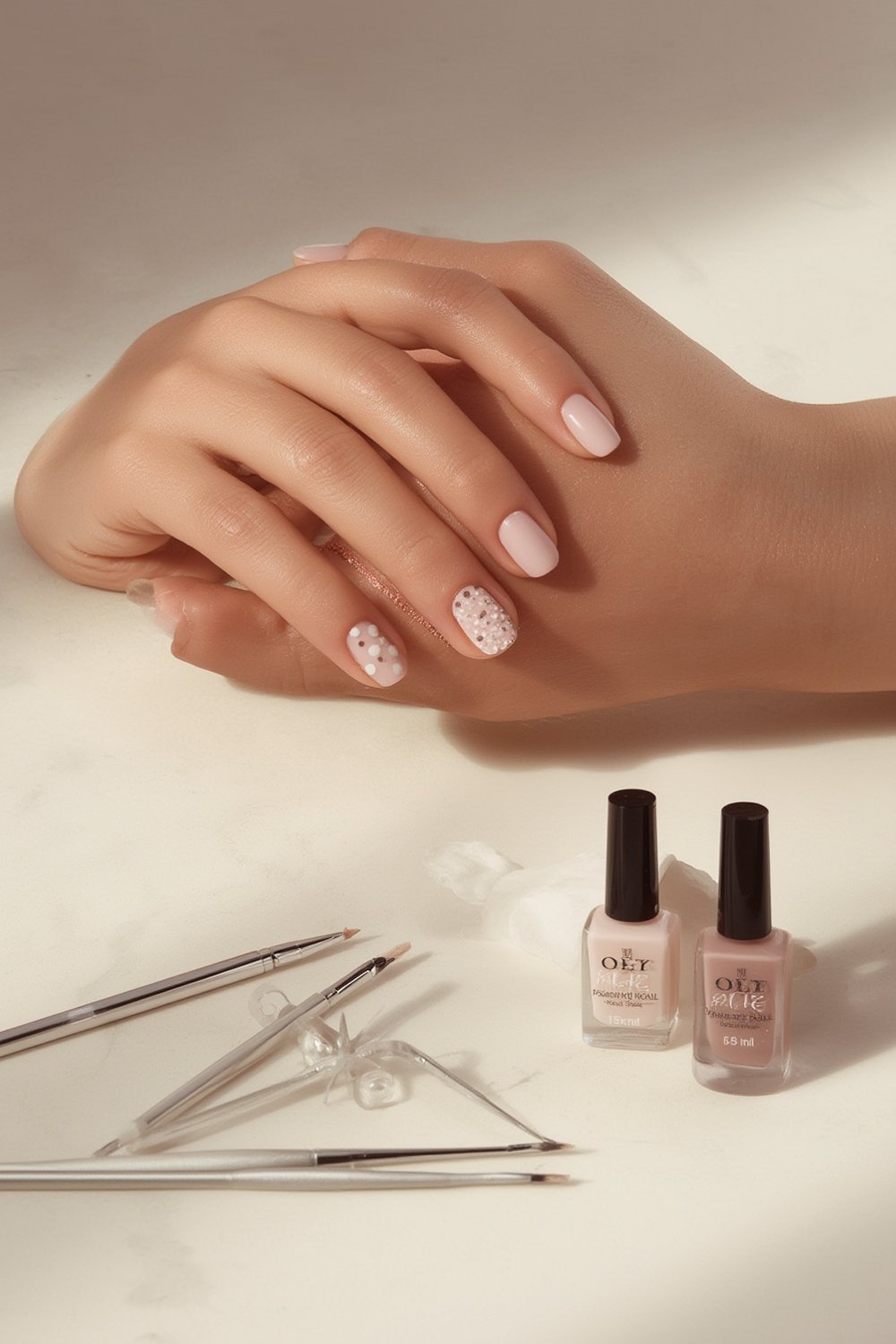 Polka Dot Nails - Illustration 1