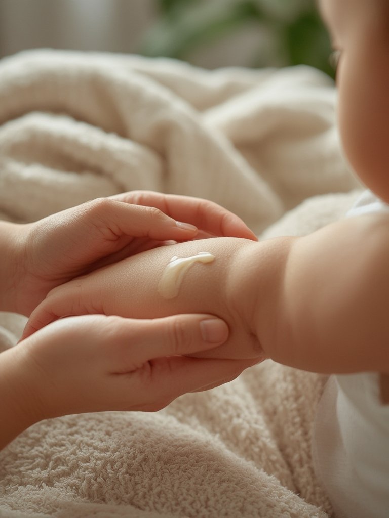 dry skin relief Before and After using healing balm