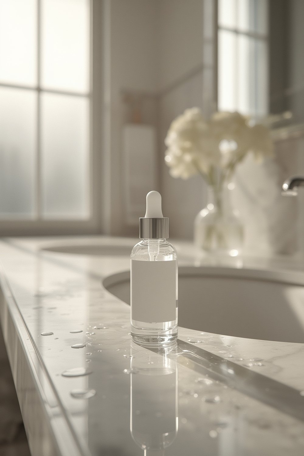 Hyaluronic Serum: 7 Ultimate Secrets For Amazing Skin In 2026 1 hyaluronic serum product bottle on marble background
