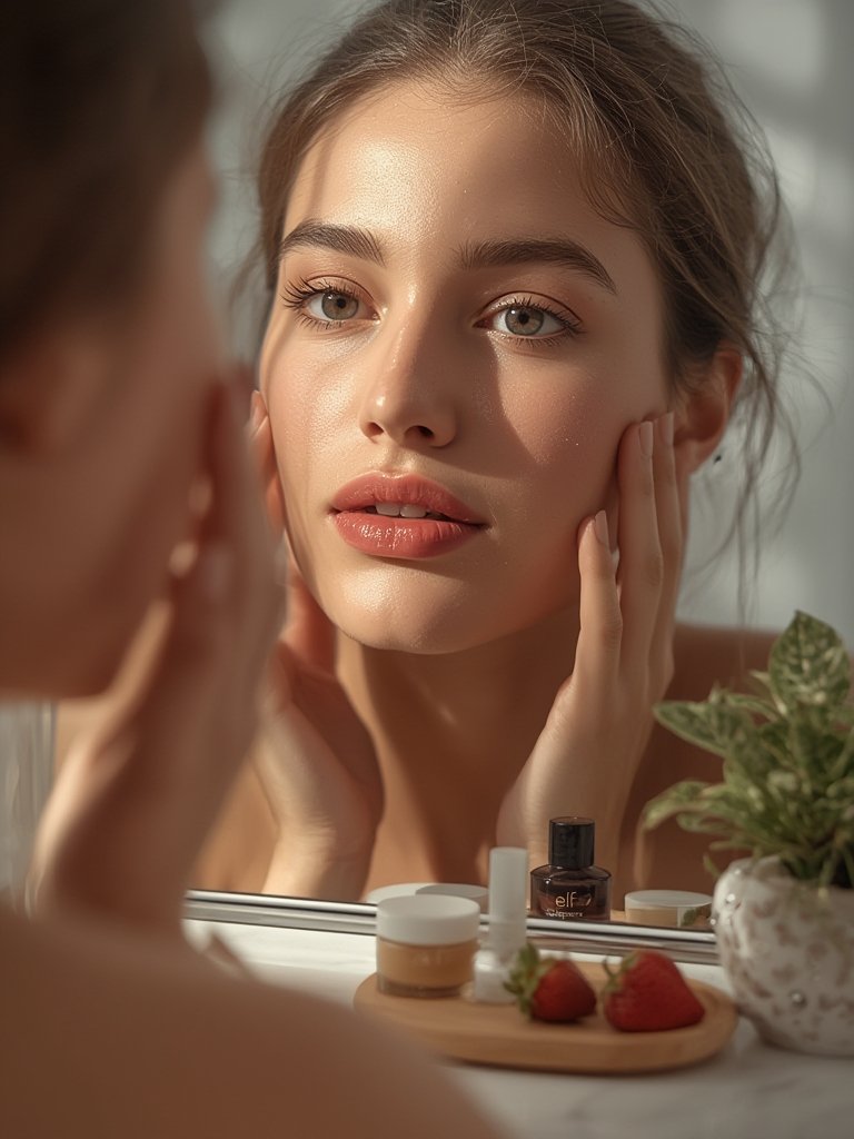 e.l.f. Squeeze Me Lip Balm, Moisturizing Lip Balm For A Sheer Tint Of Color, Infused With Hyaluronic Acid, Vegan & Cruelty-free, Strawberry 2 moisturizing lip balm tube with shea butter and goji berry ingredients