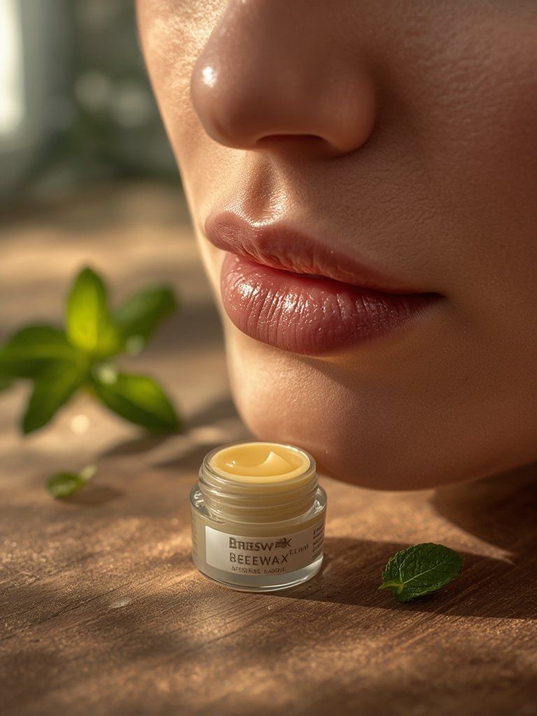 natural lip balm for chapped lips and hydrating lips