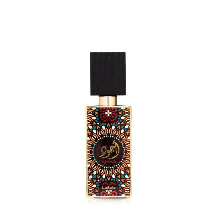 Ajwad Perfume: 7 Ultimate Secrets For Amazing Results In 2026 1 Elegant bottle of Lattafa Ajwad Perfume, 60ml unisex Eau de Parfum with fruity, floral, and woody notes.