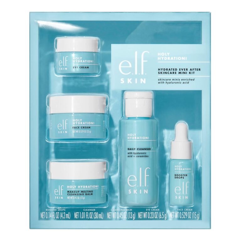 Hydration Kit: 5 Ultimate Steps For Amazing Results In 2026 1 Bottle of e.l.f. SKIN Holy Hydration! Daily Cleanser – hydrating gel face wash with hyaluronic acid and ceramides, vegan and cruelty-free.