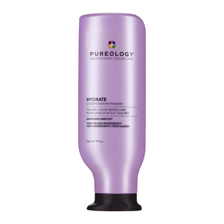 Hydrate Conditioner: 7 Ultimate Steps For Amazing Results In 2026 1 Pureology Hydrate Moisturizing Conditioner for dry, color-treated hair, vegan formula, 9oz bottle.