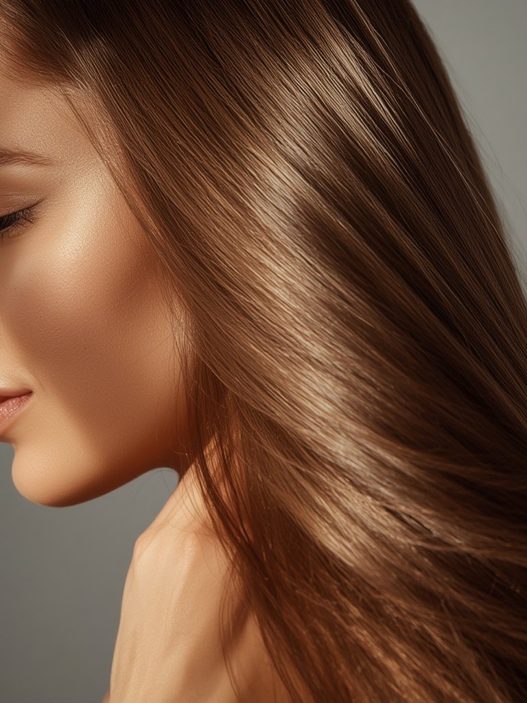 dry shampoo in action