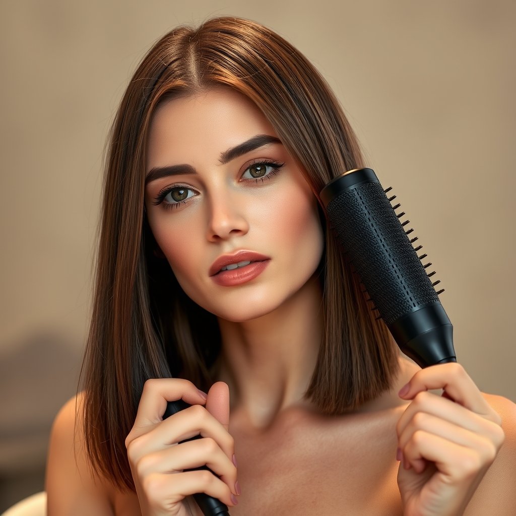 Curling Brush: 7 Instant Secrets For Amazing Hair In 2026 1 A curling brush styled hair - curling brush in action