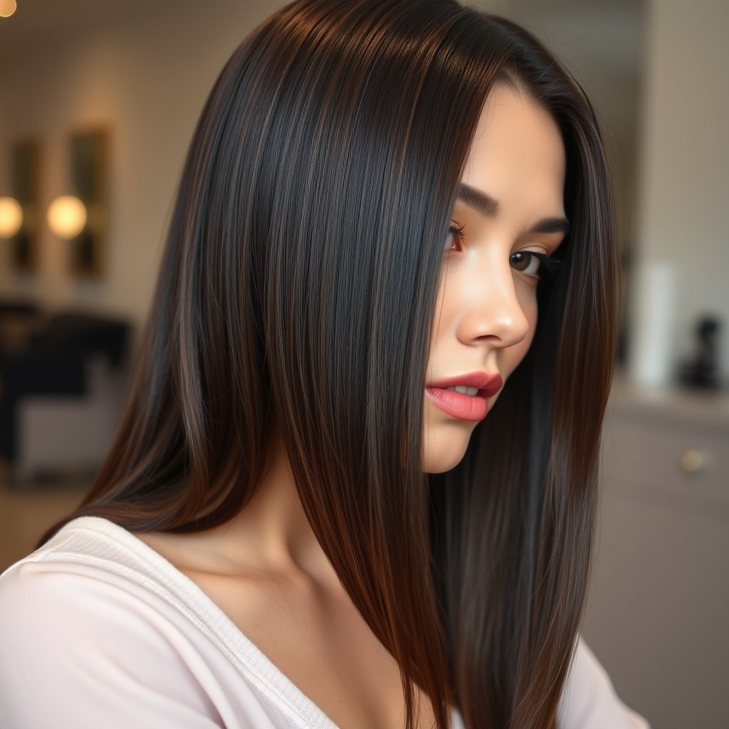 Product in use curling brush for short hair demonstration curling brush