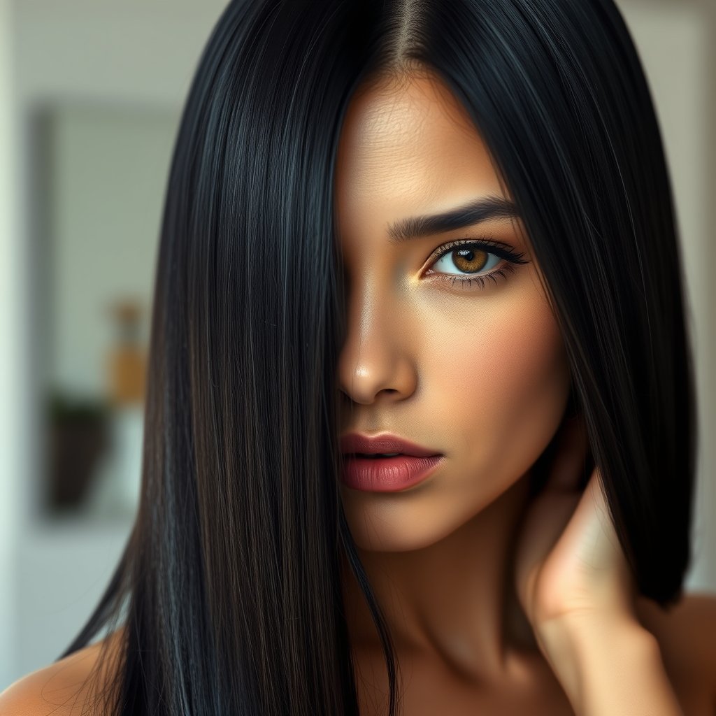 Testing ceramic straightener on different hair types